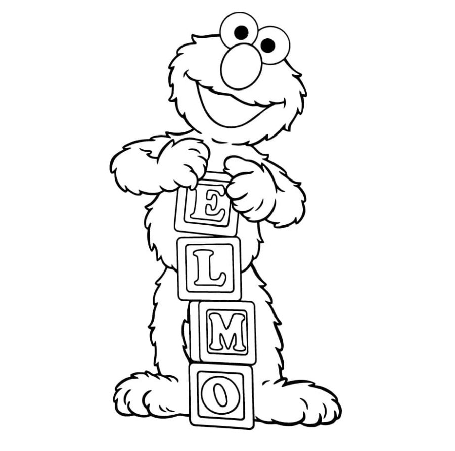 Elmo boyama sayfaları