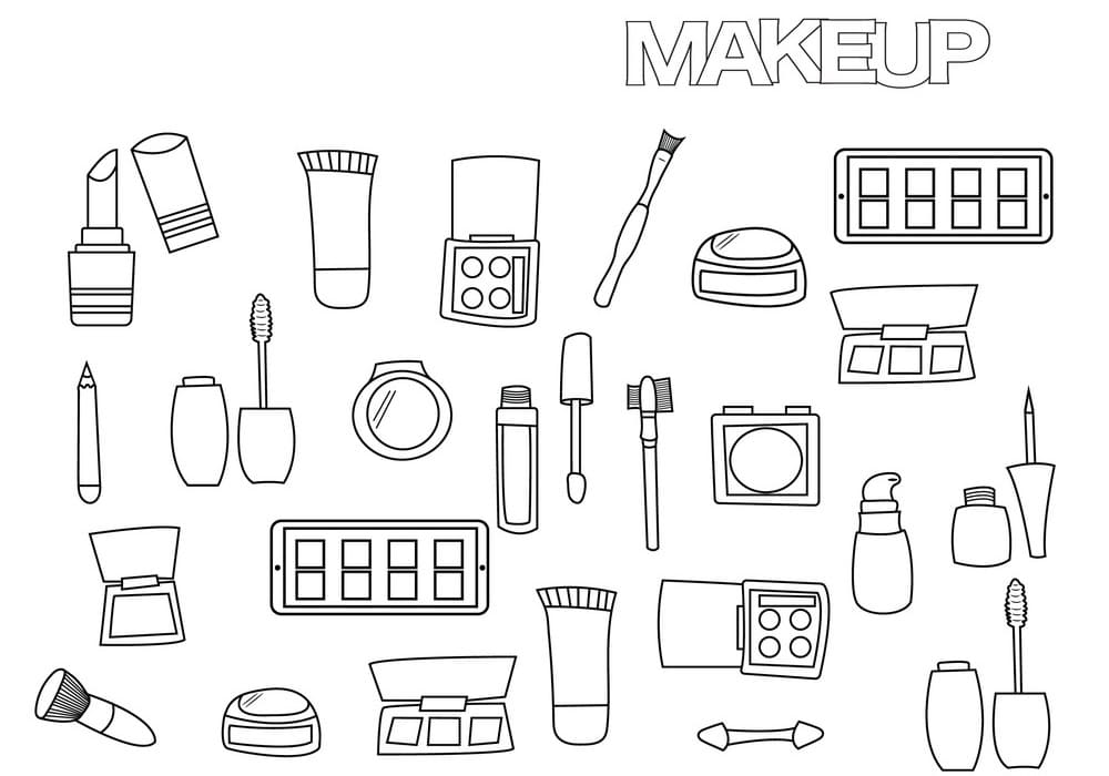 нарисованные ногти для раскраски