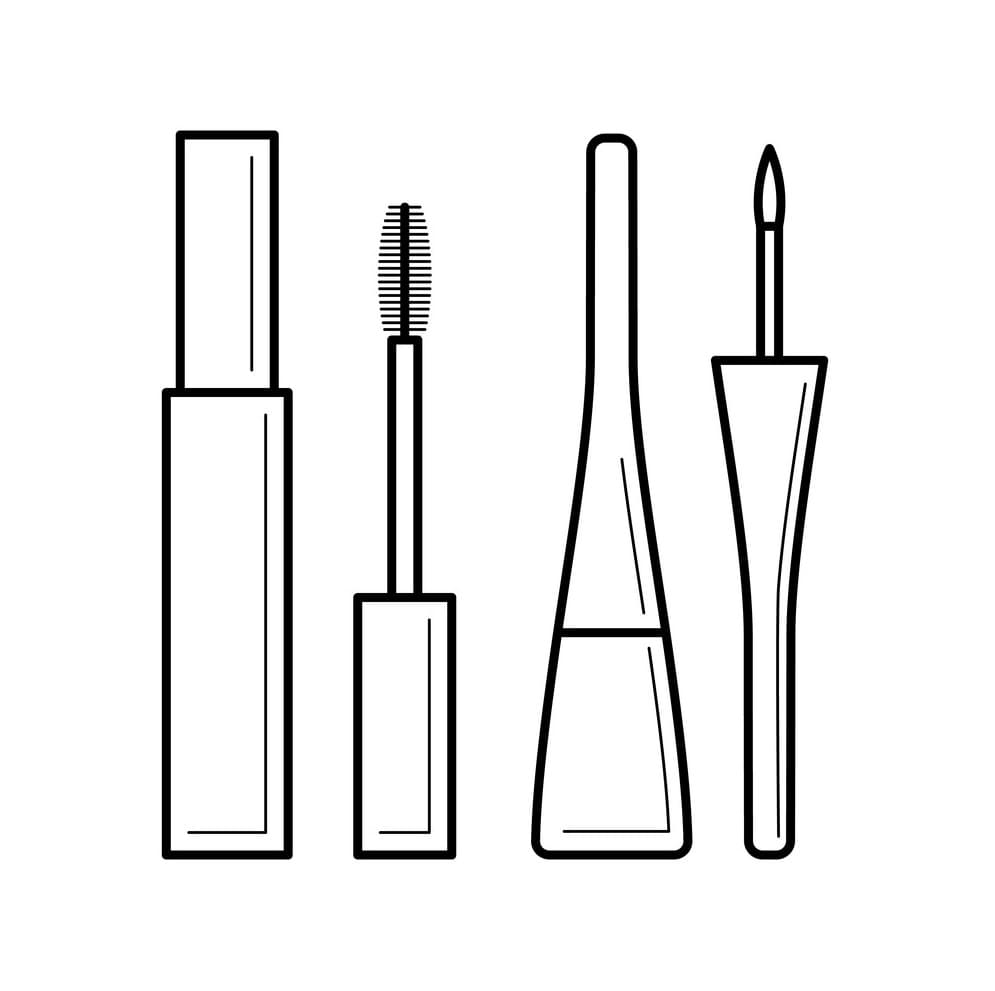 нарисованные ногти для раскраски