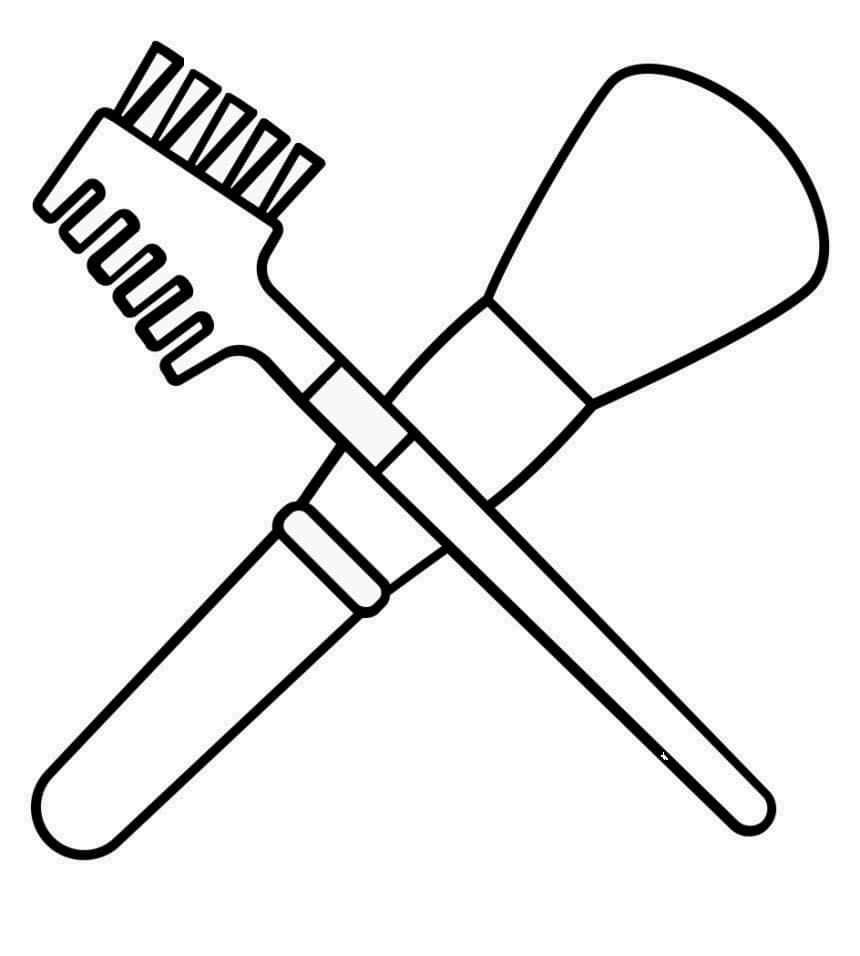 нарисованные ногти для раскраски