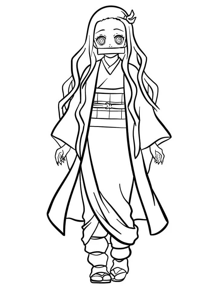 demon slayer coloring pages