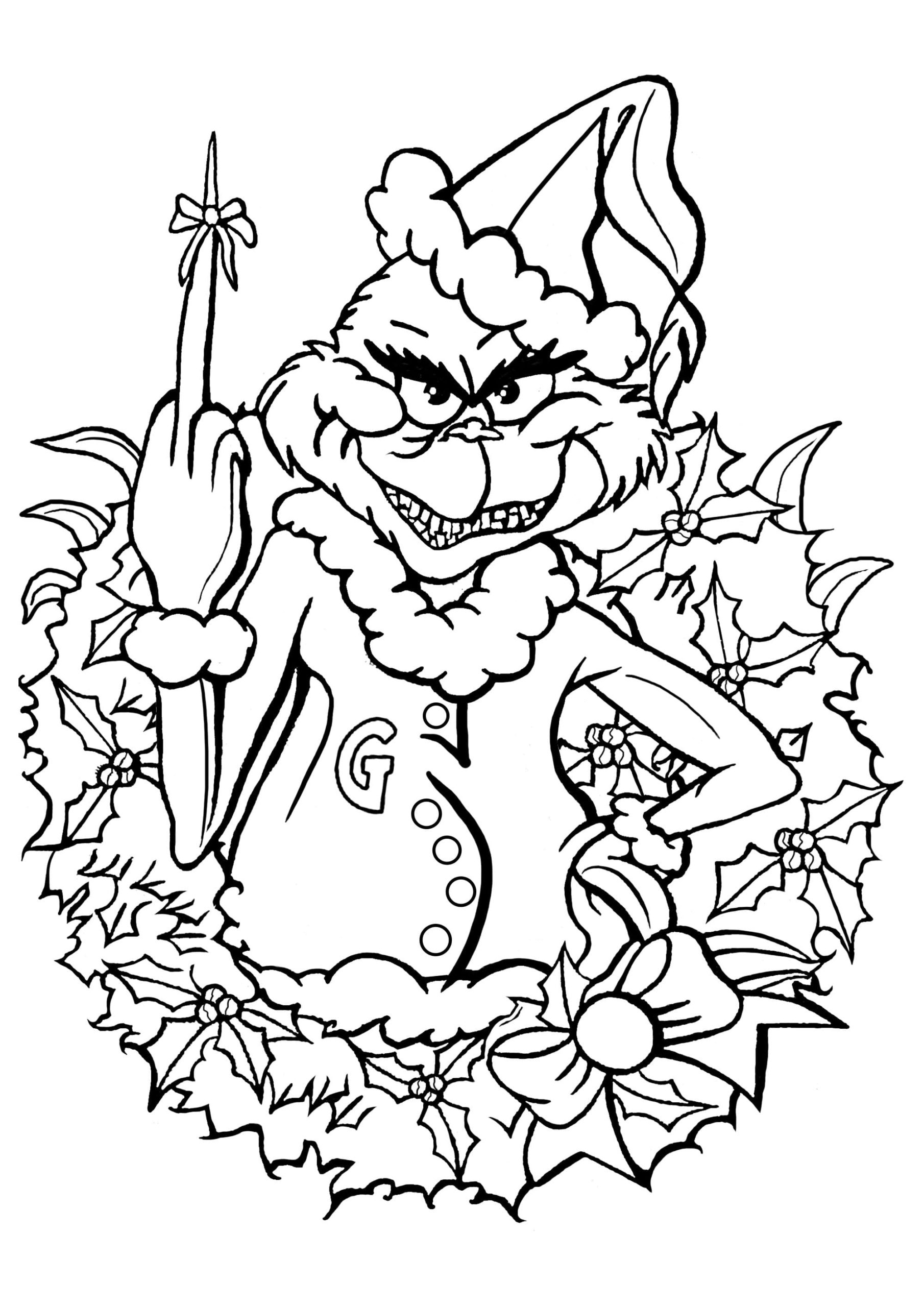 There's something for everyone from beginners to the advanced. Grinch Coloring Pages 55 Pictures Free Printable