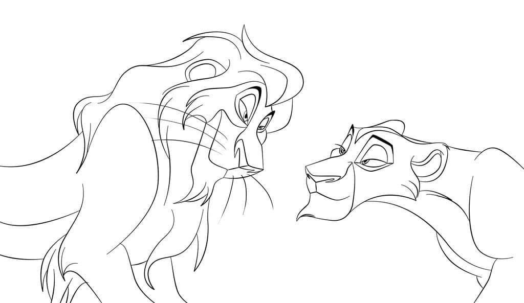 Kion is the son of simba and the younger brother of kiara, and his friends bunga (a honey badger), fuli (a . The Lion Guard Coloring Pages 100 Pictures Free Printable