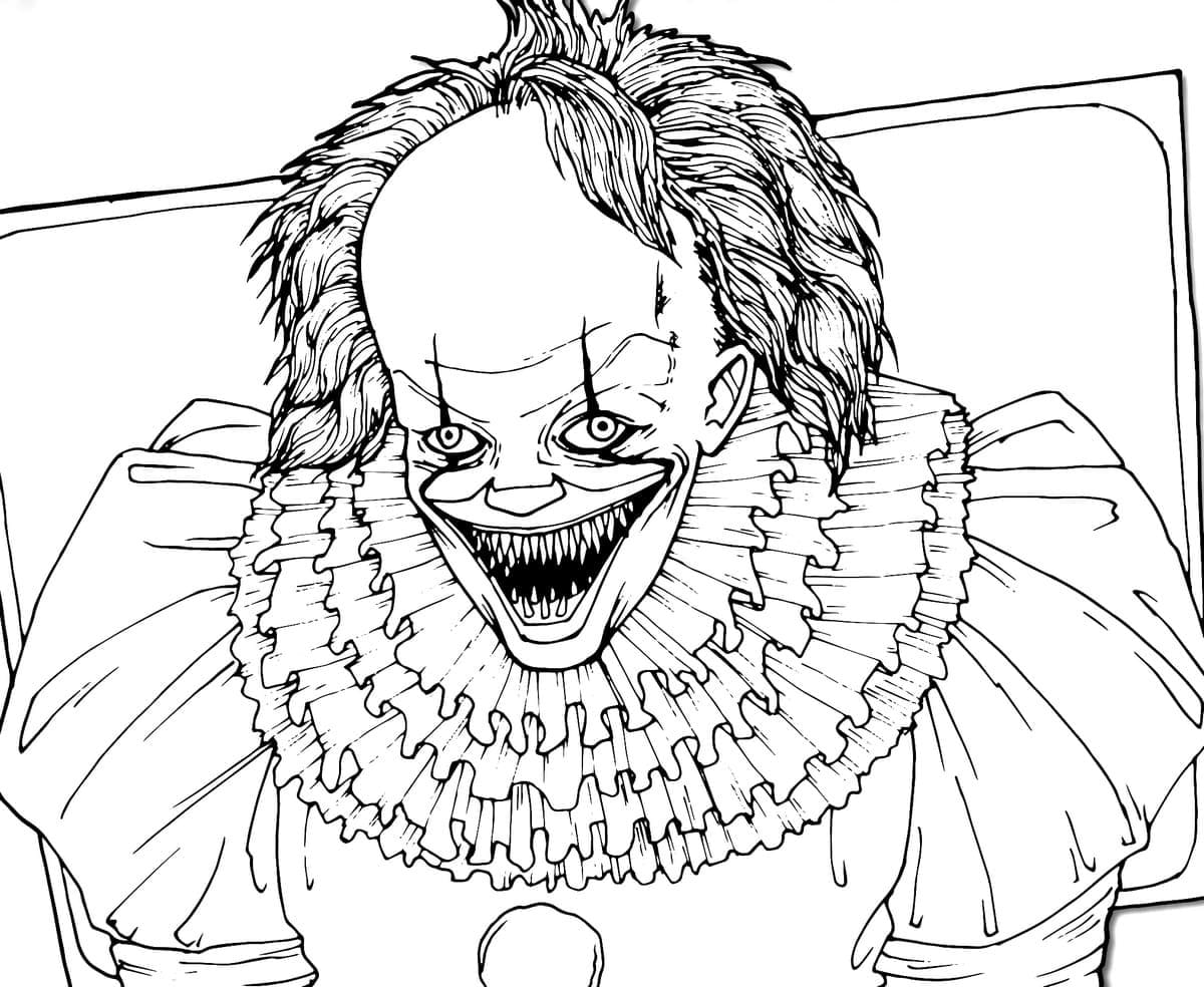 Birds and fox from henny penny coloring page from henny penny category. Pennywise Coloring Pages 100 Pictures Free Printable
