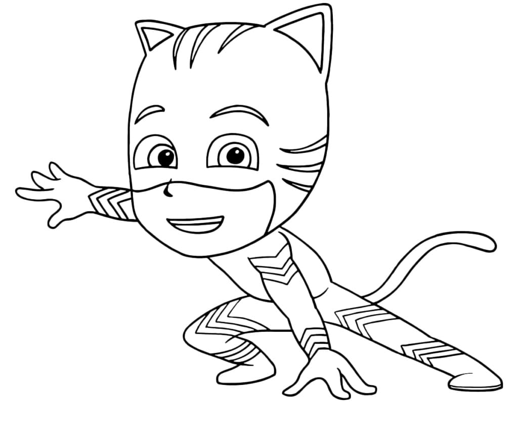 pics Cat Boy Easy Pj Mask Drawing pj masks coloring pages 110 pictures