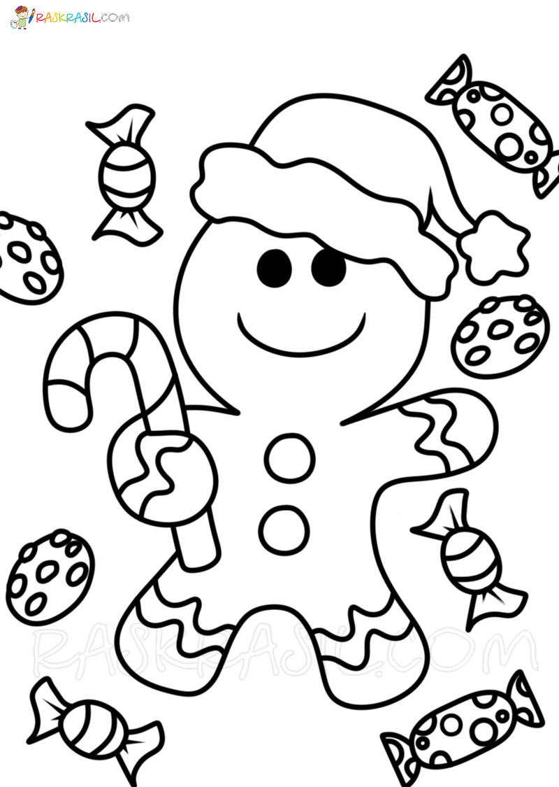8+ Best Gingerbread Man Coloring