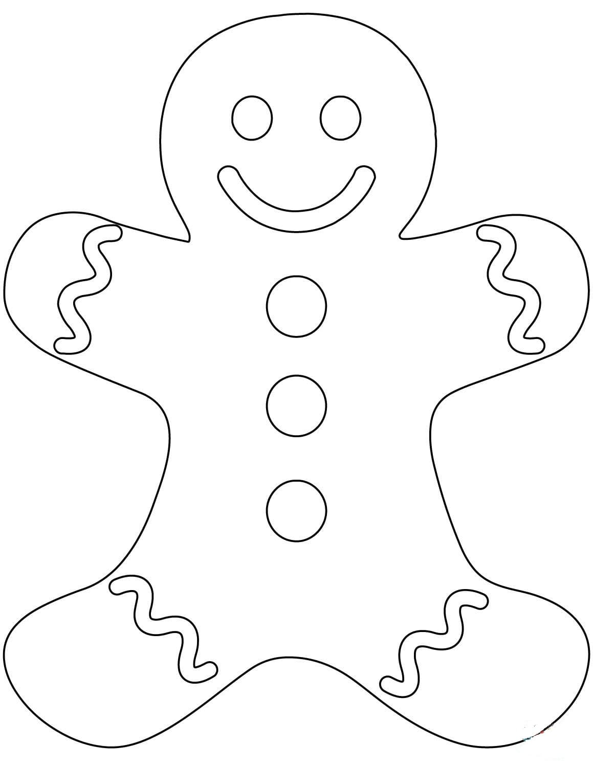 Coloring Page Gingerbread Man Img 6912 Preschool Christmas Christmas Classroom Gingerbread Man
