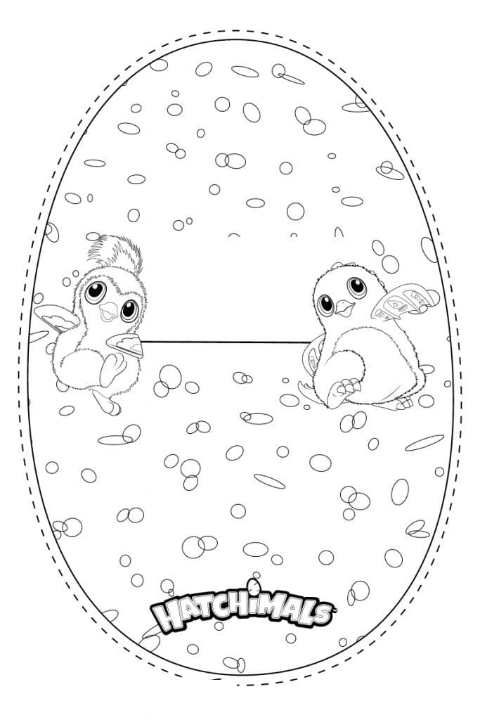 Hatchimals Colorings Pages Morning Kids Free Pdf Printable Google Classroom Docs Azspring