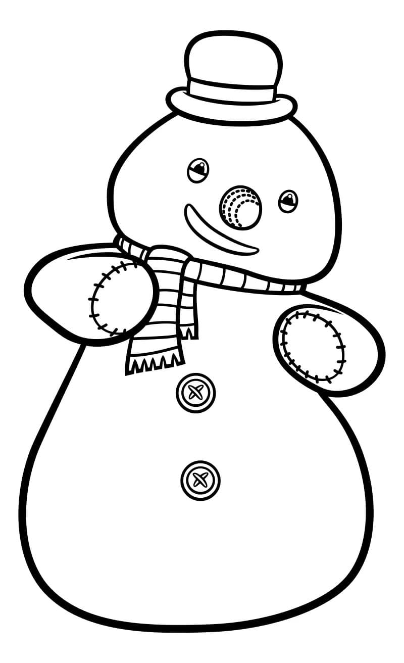 Kids N Fun De 22 Ausmalbilder Von Schneemann