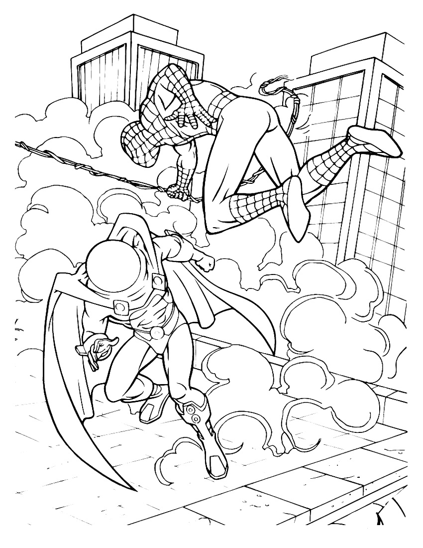 Spiderman Malvorlagen Zum Ausdrucken Coloring And Malvorlagan