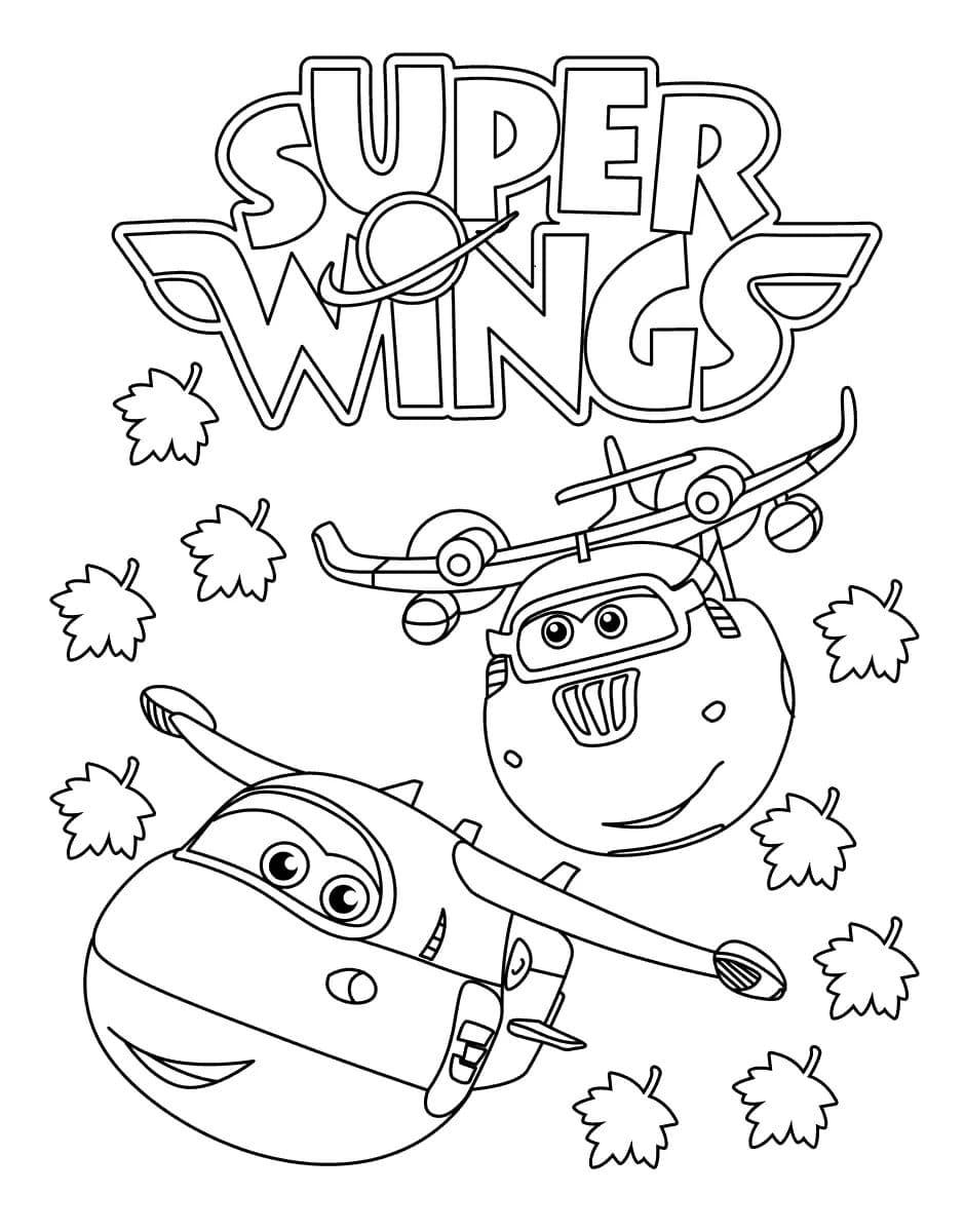 Ausmalbilder Paul Des Super Wings