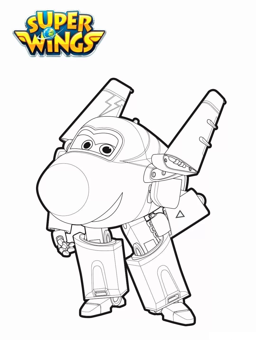 Ausmalbilder Von Super Wings Zum Drucken