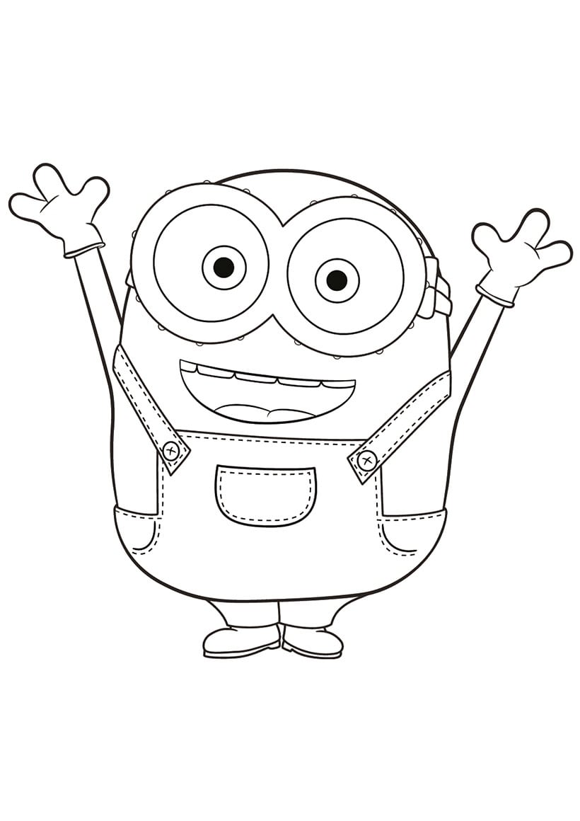 Pirate Minions Coloring Pages