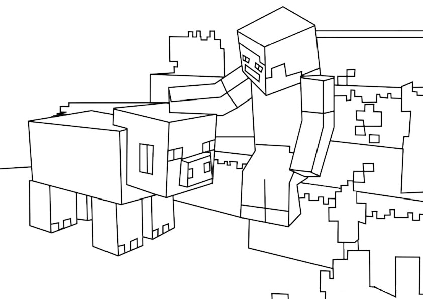 40 Ausmalbilder Minecraft Kostenlos Besten Bilder Von Ausmalbilder