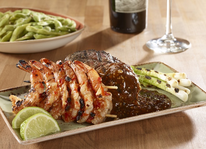 8Steak & Prawns