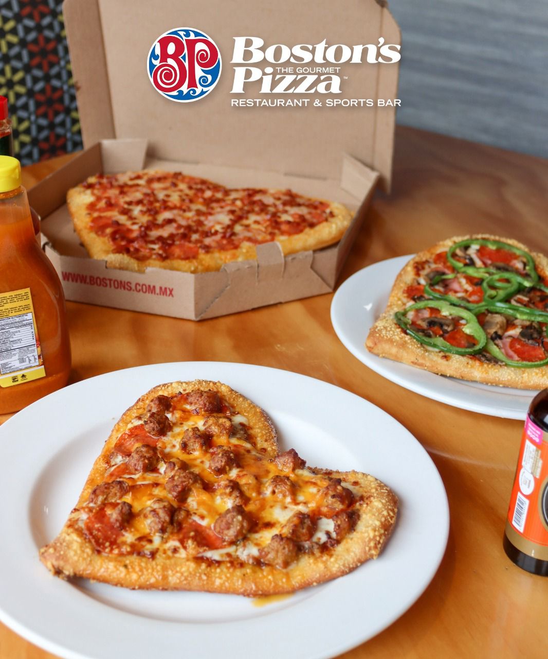 Pizzas Bostons
