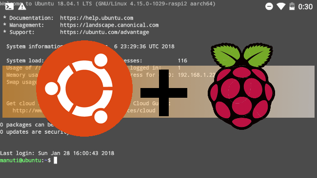 Ubuntu 20.04 LTS para Raspberry Pi — Raspberry para torpes