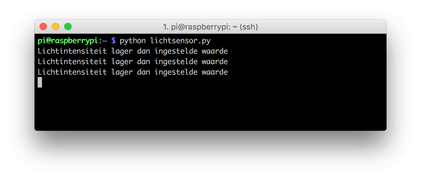 Een lichtsensor module aansluiten op de Raspberry Pi