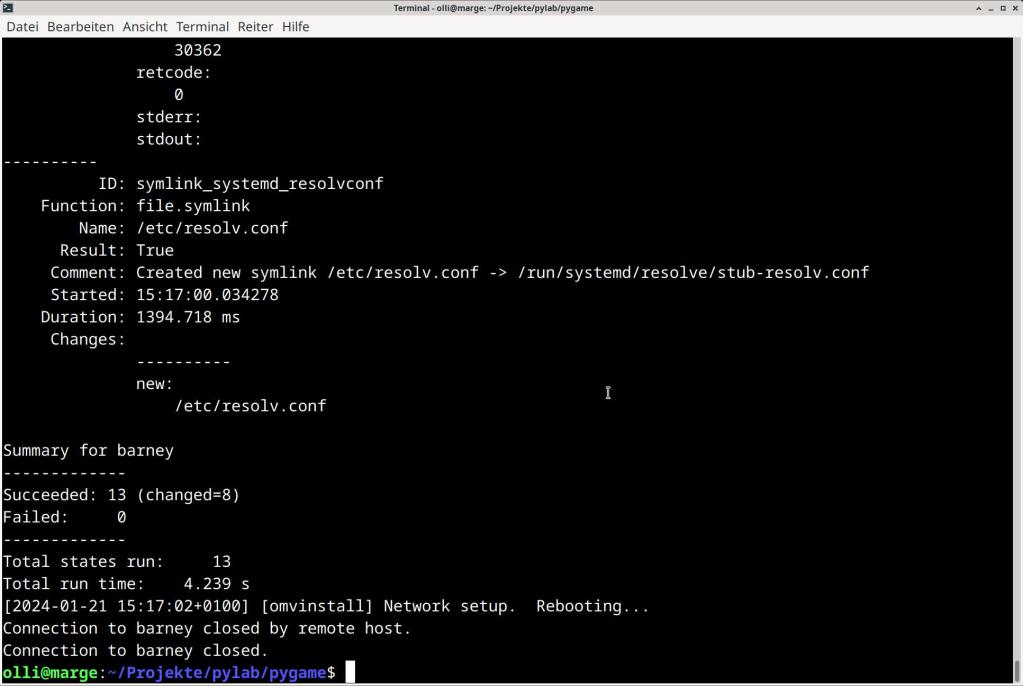Zusammenfassung des Installationsskripts von OpenMediaVault