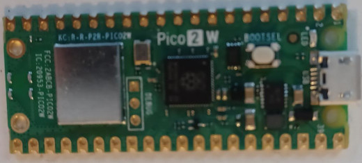 Platine des Raspberry Pi Pico 2W