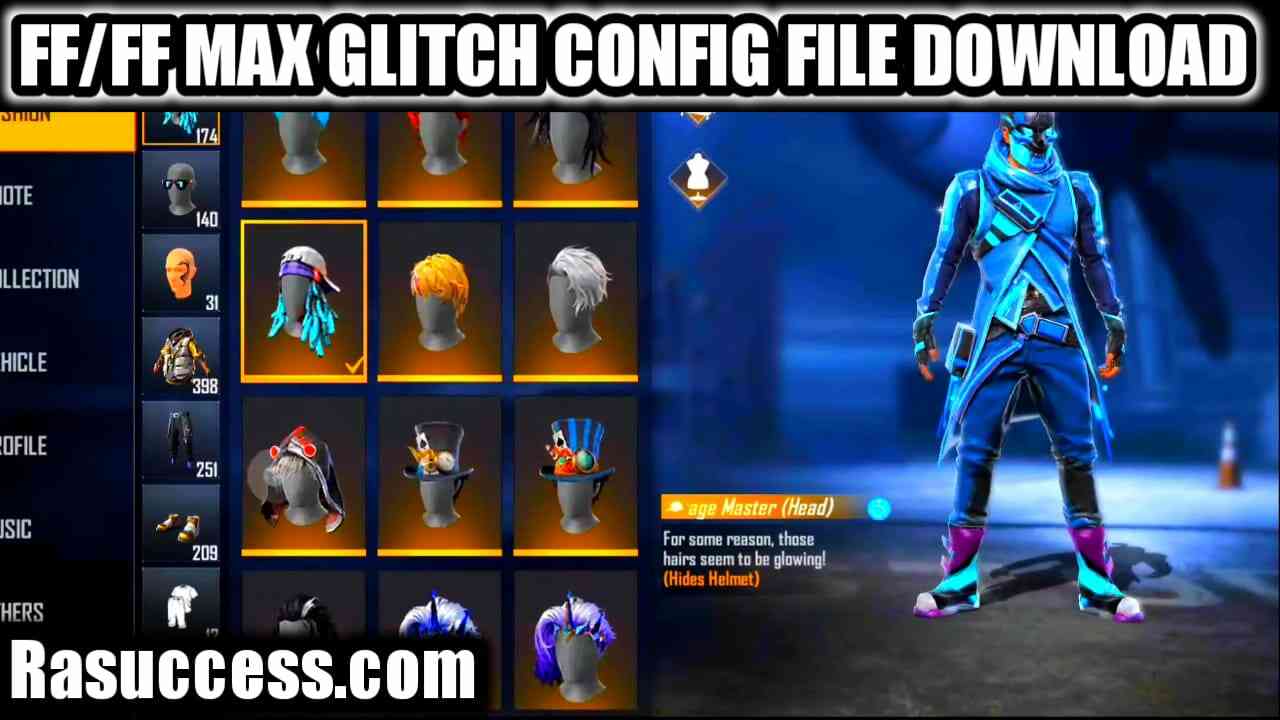 Free Fire MAX Glitch Config File New Update