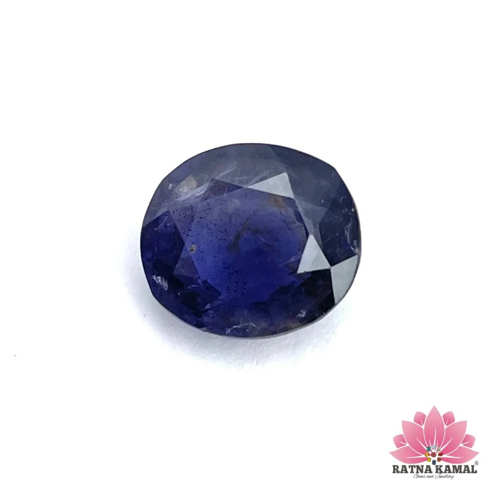 Certified Iolite (काका नीली) 3.00+ Carat