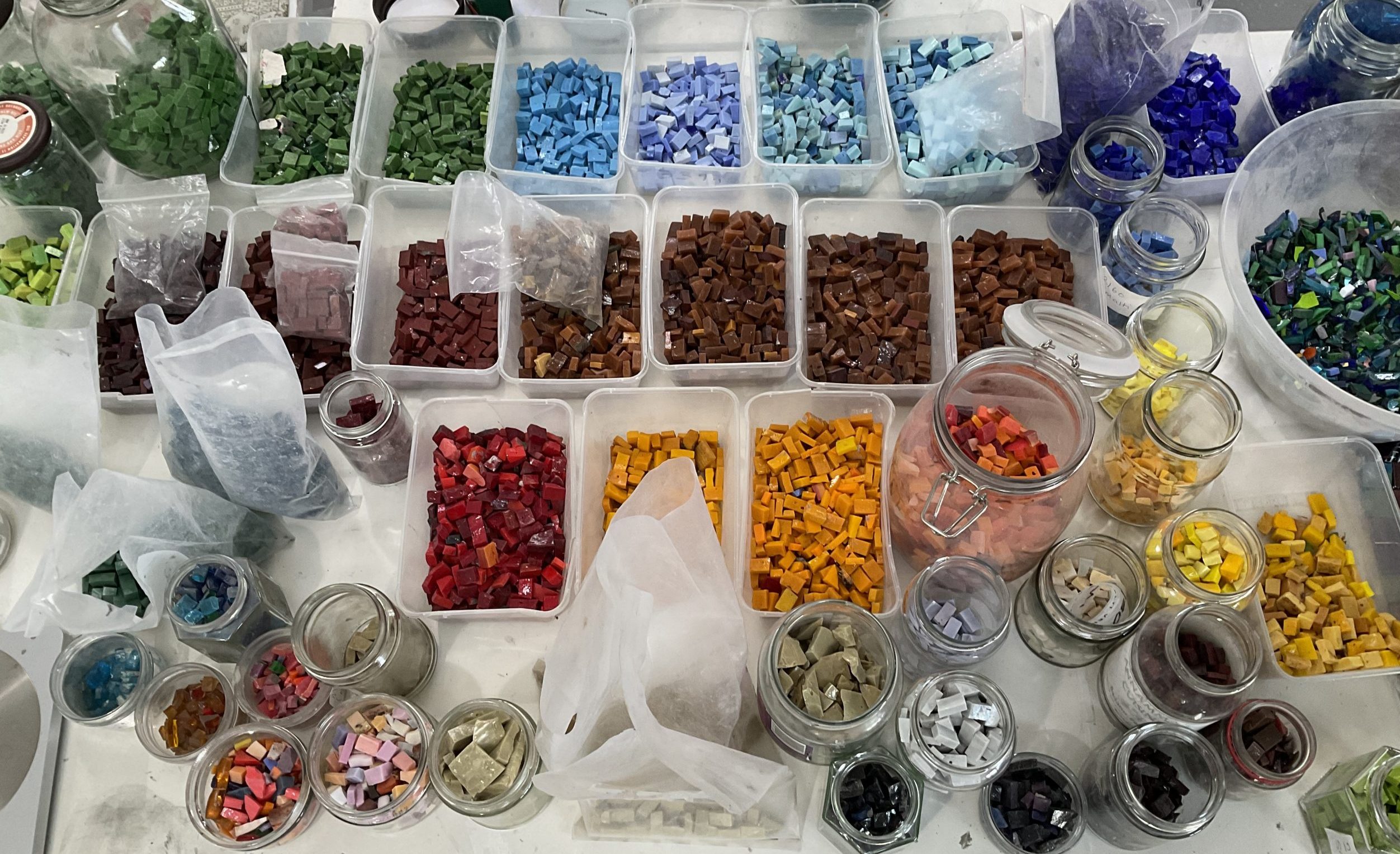 Sale of mosaic materials