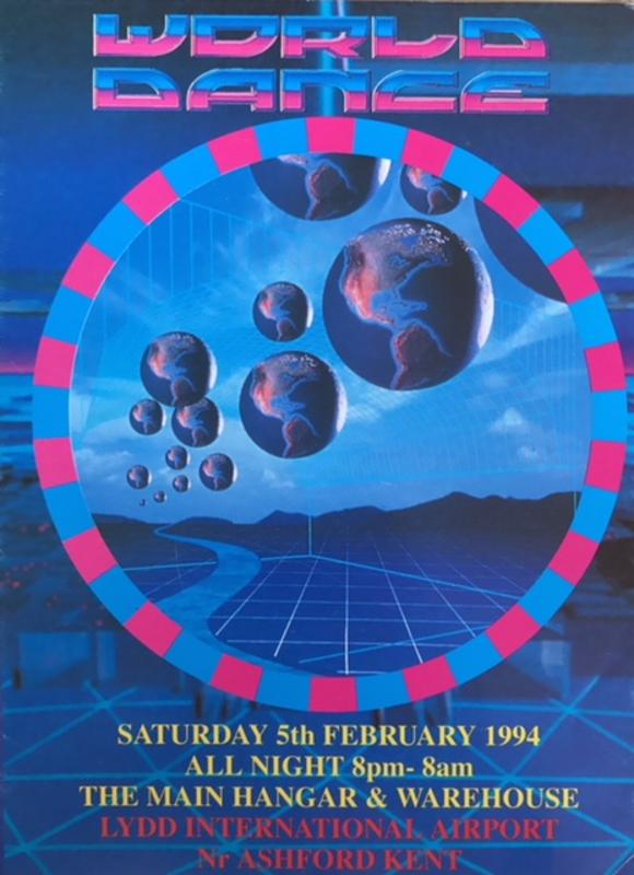 World Dance Lydd Airport 5 February 1994 artwork