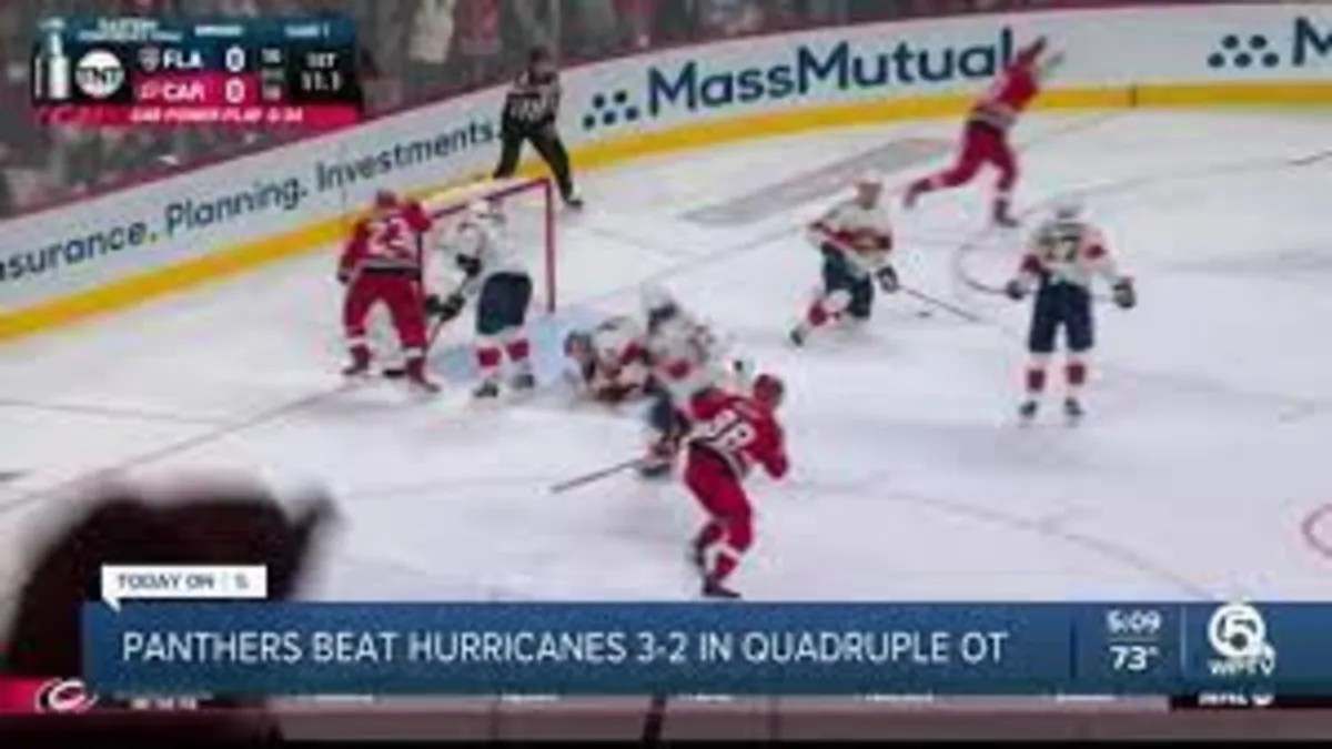 "Unforgettable NHL Playoff Battle: Panthers Triumph in 6th-Longest Game in History!