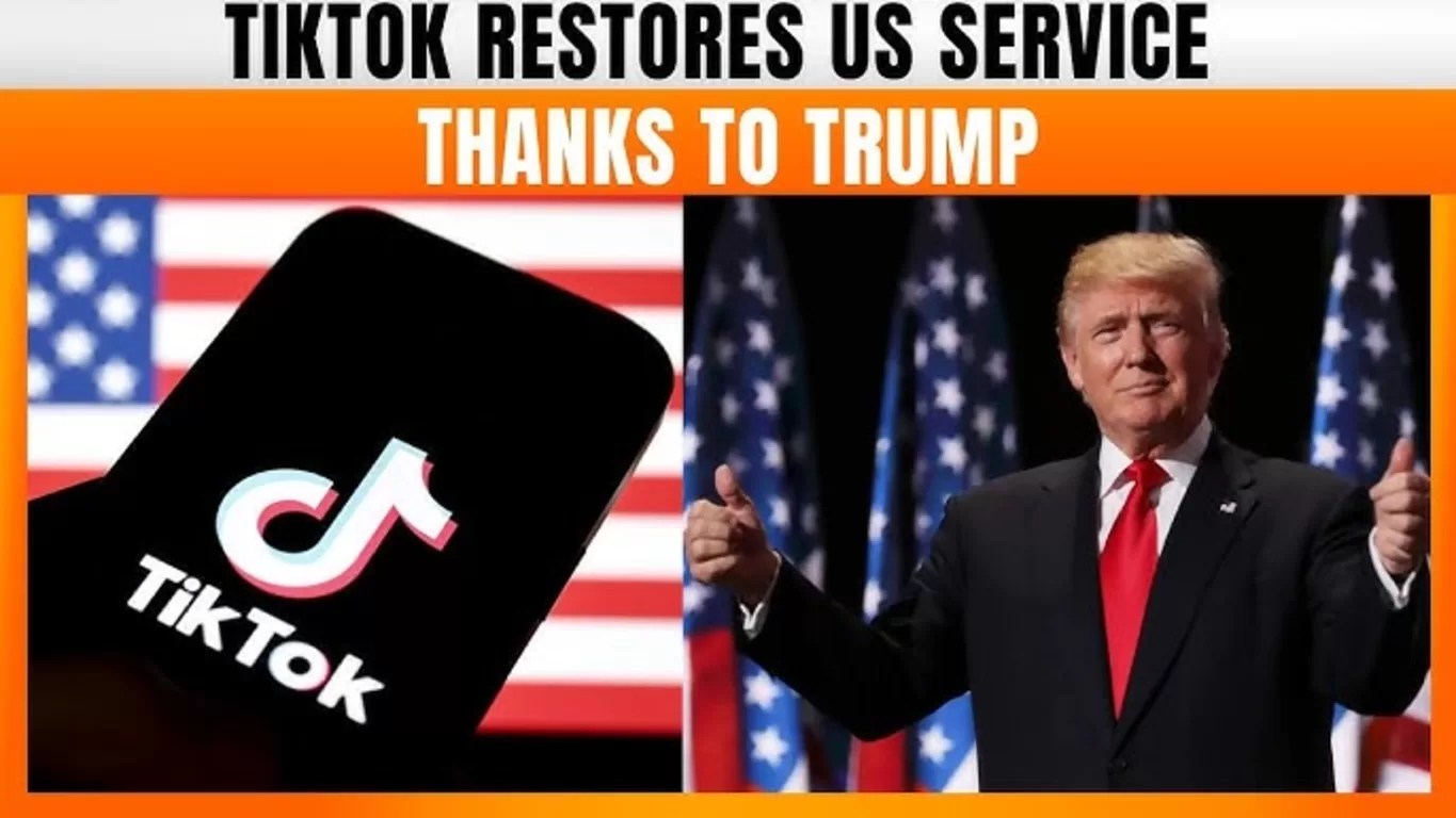 "Trump Saves TikTok: App Restores Service for 170M Americans After His Intervention"