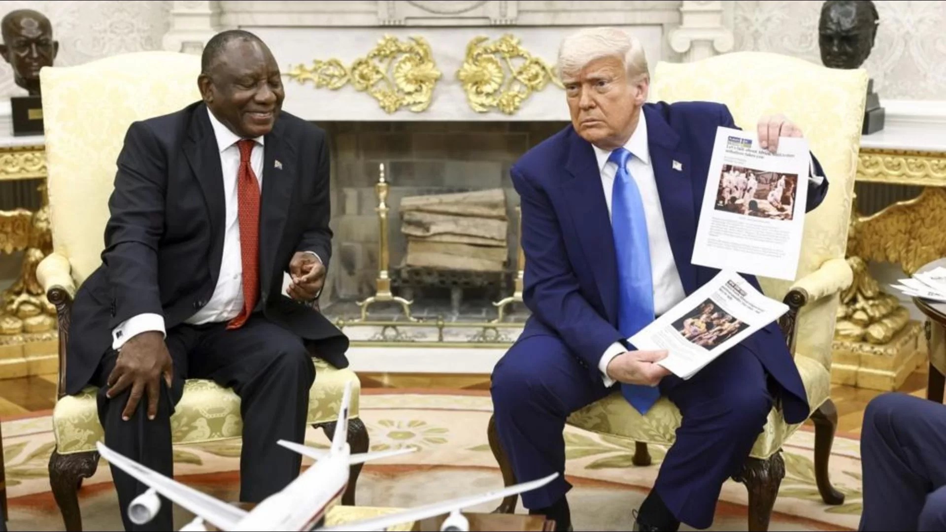 Trump Confronts South African President Over White Farmers in Oval Office Showdown
