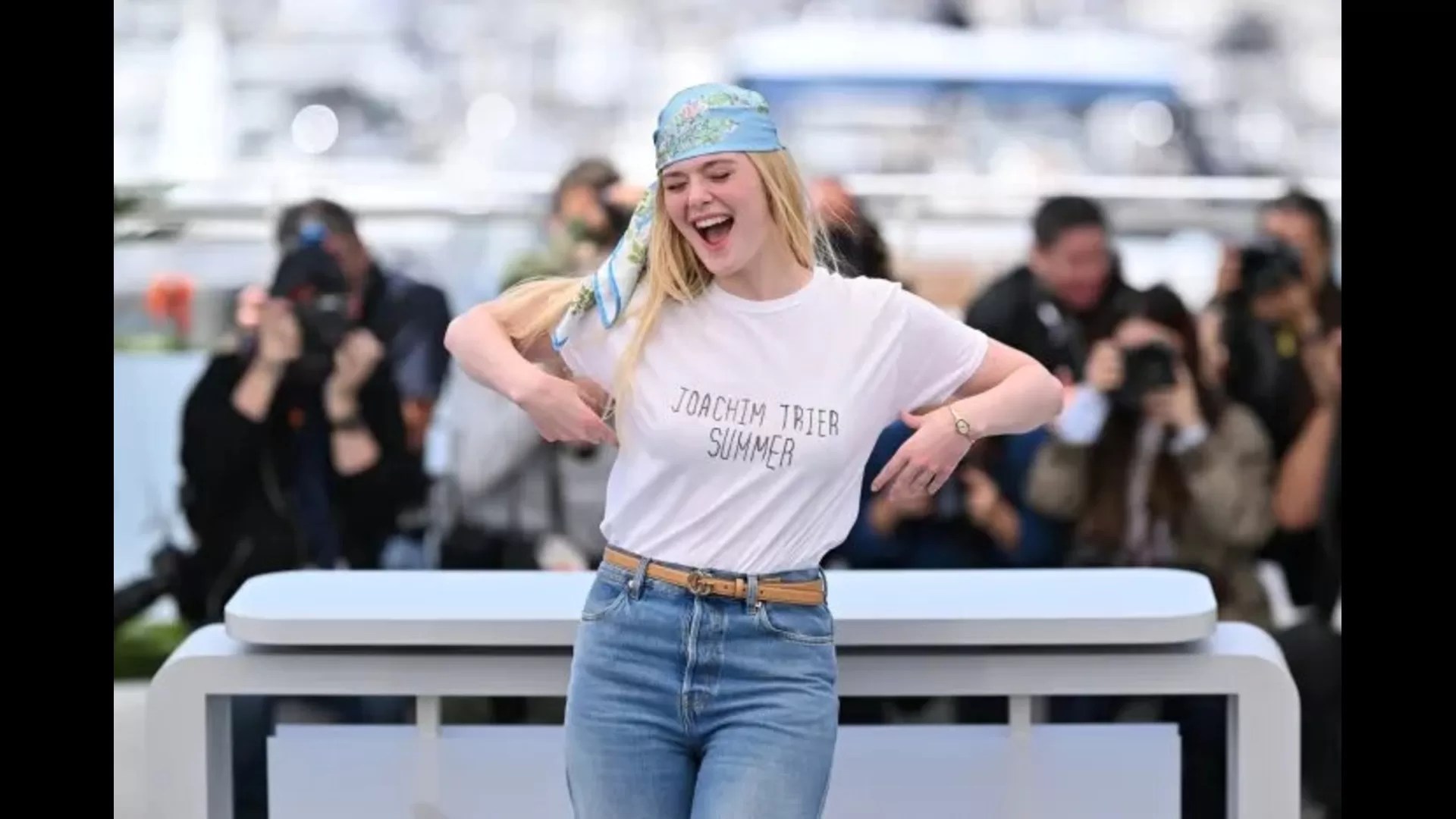 Elle Fanning Channels Cinderella in a Stunning Strapless Gown at Cannes 2025