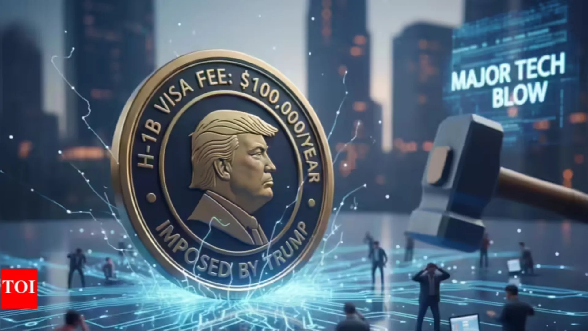 Trump’s $100,000 H-1B Visa Fee Sparks Panic in Corporate America
