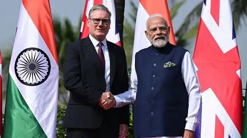 Starmer Calls UK-India Trade Deal a Launchpad for Growth After Meeting Modi in Mumbai