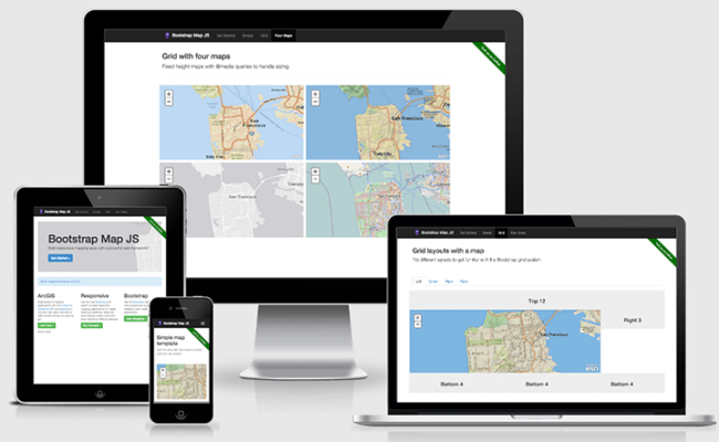 GitHub - Esri/bootstrap-map-js: A Light-weight JS/CSS Extension For ...