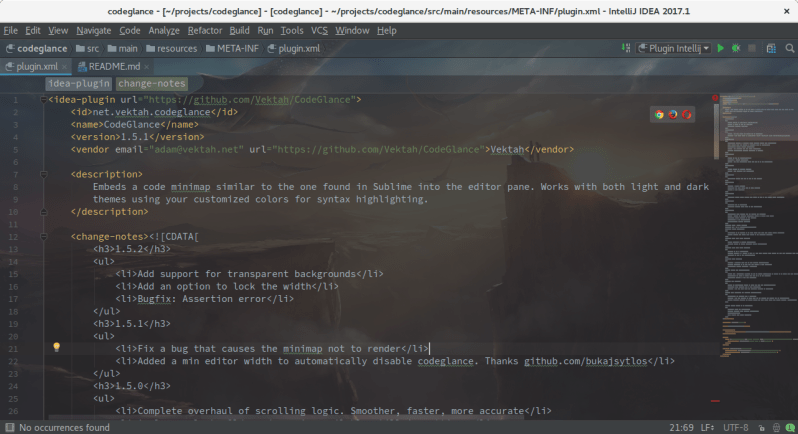 Github Vektah Codeglance Intelij Idea Plugin For Displaying A Code - Ocean Image Collection - Full HD Quality
