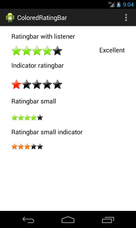 Android Ratingbar - HD Dark Images for Desktop