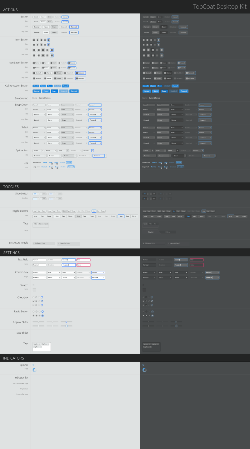 Github Topcoat Topcoat Css For Clean And Fast Web Apps - Best Minimal Arts in 8K
