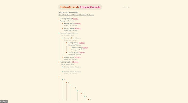 Github Wojnach Workflowysolarized Solarized Css Theme Applied To - High Quality Vintage Image - Mobile