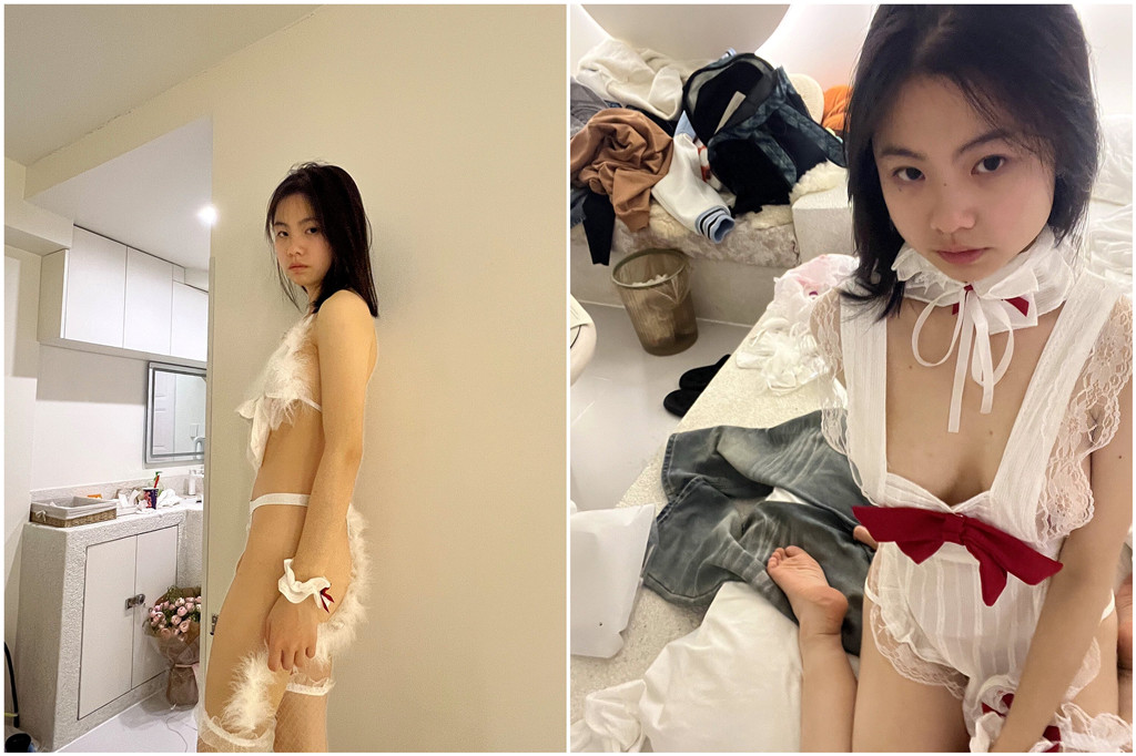 【原档泄密】上海清纯女大学生酒店开房 蓝裙双腿上举 骑乘位 跪姿镜前口日常精致造型与床上反差强烈(19V)[588M/MP4]