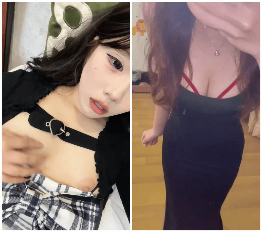 ⭐⭐抖音极品高颜值少萝【Cr3】乳夹手扣调教 多制服开裆肉丝无套做爱后入猛干(19V)