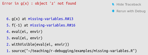 4 Debugging R code | R debugging (2) 4 Debugging R code | R debugging (2)