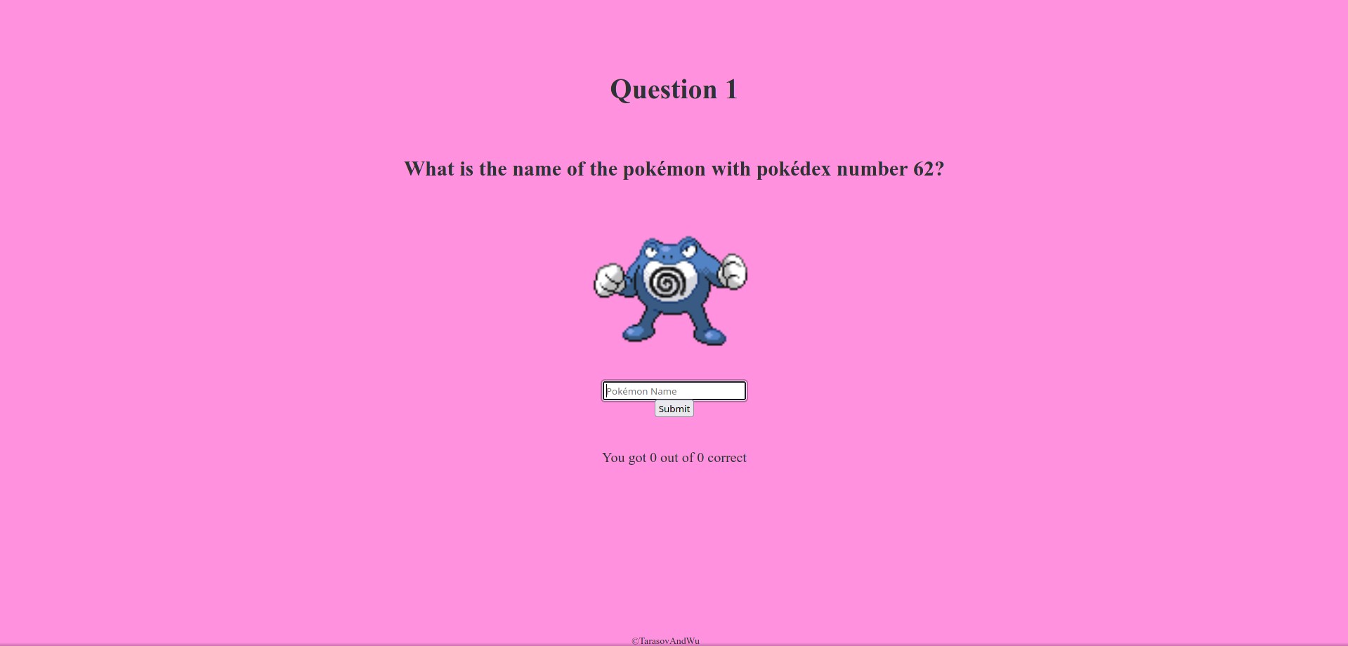 Pokémon v1 was created by paul hallett as a weekend project but it . Michael Tarasov Computer Science Student