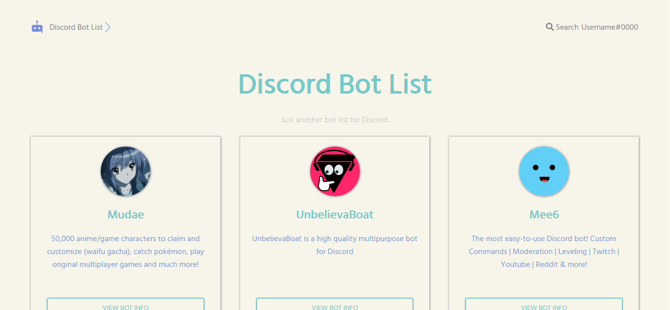 1,953,602 online 601,191 servers · pokémeow. Discord Bot List