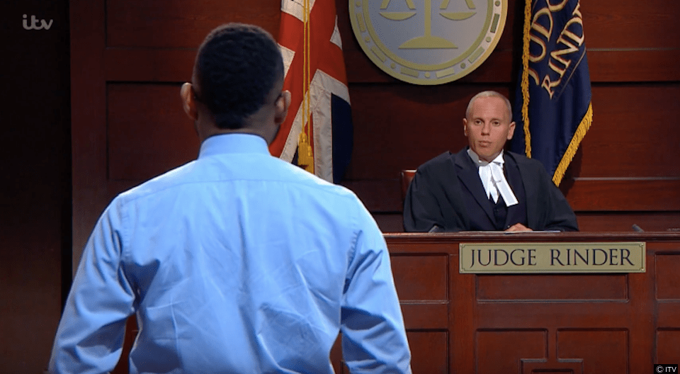 Judge Rinder Blasts