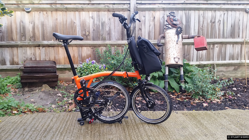 Hand Luggage With A Difference, reviewing the Brompton Bicycle 9