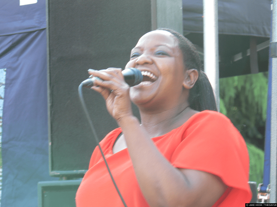 Powerhouse Gay ICON Angie Brown Wows Warwickshire Pride 1