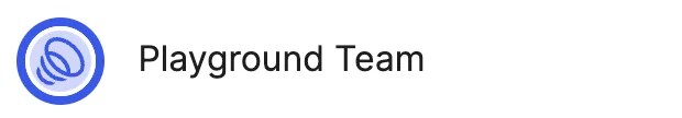 Playground Contributor Badge