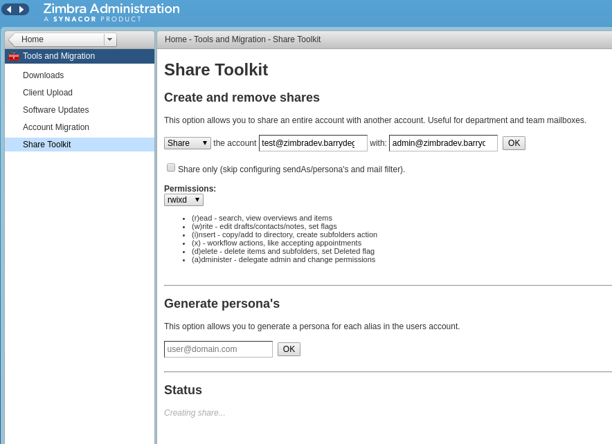 Restart outlook to start syncing the account you just added&nbsp;. Zeta Alliance Zimbra Shared Mailbox Toolkit
