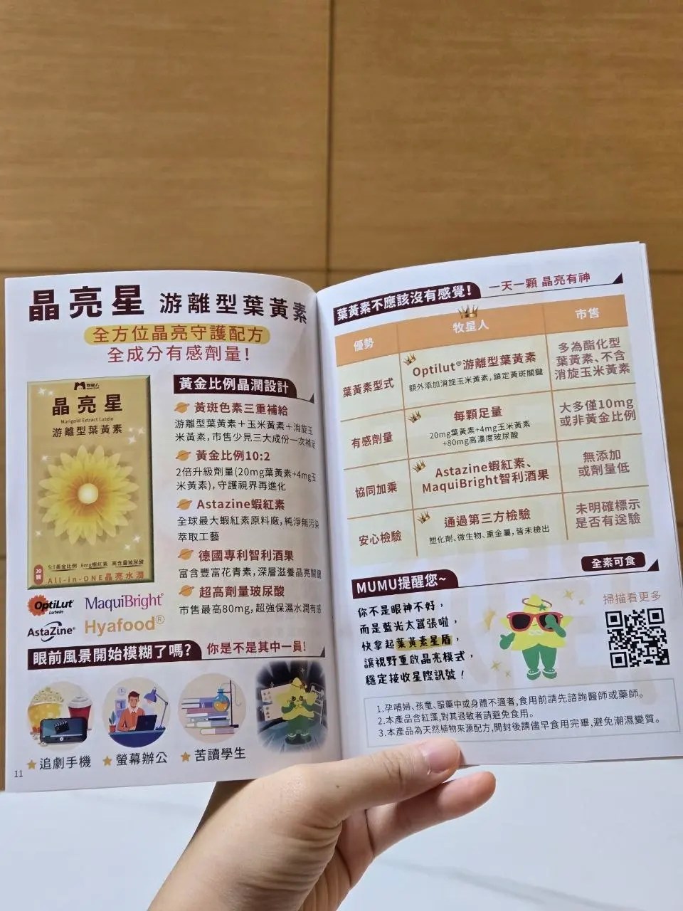 牧星人 晶亮星 游離型葉黃素